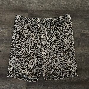 Leopard Print Shorts